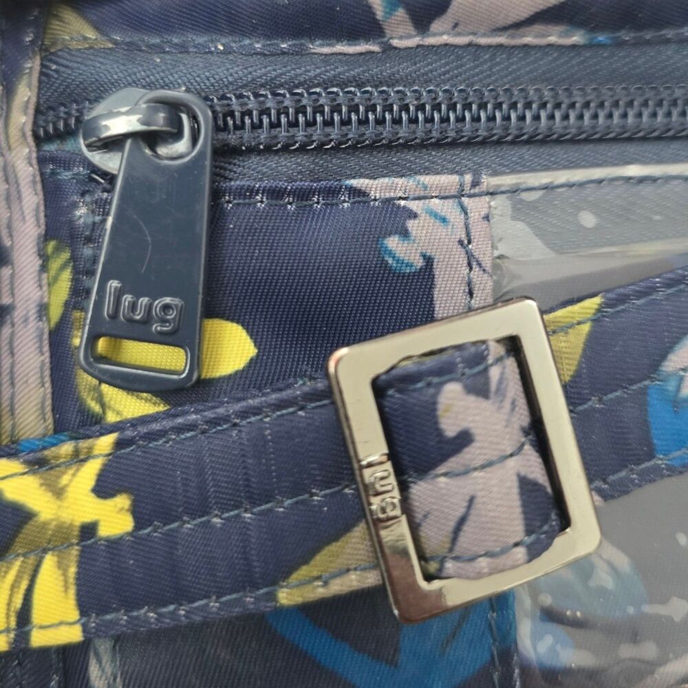 Lug Kickflip SE Convertible RFID Wallet Crossbody Dragonfly Navy Blue - Picture 4 of 6